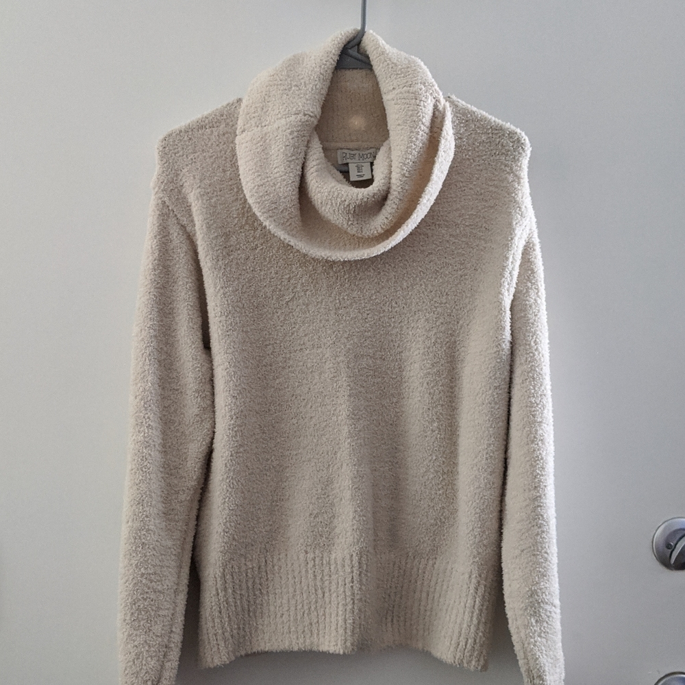 Ruby Moon Fluffy Cowl Neck Sweater